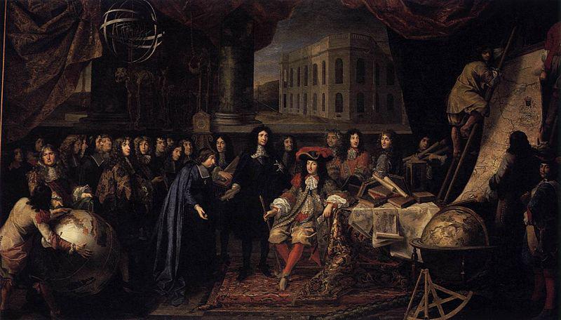 Henri Testelin Colbert Presenting the Members of the Royal Academy of Sciences to Louis XIV in 1667 France oil painting art
